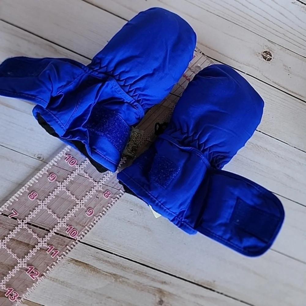Blue snow gloves kids‎ xxs